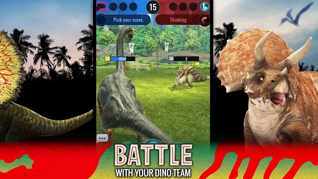Jurassic World Alive [MOD: безлимитные ресурсы и открыты все динозавры] Screenshot 5
