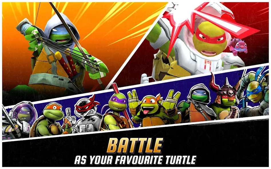 Ninja Turtles: Legends [MOD: безлимитные деньги и усиленные герои] Screenshot 5