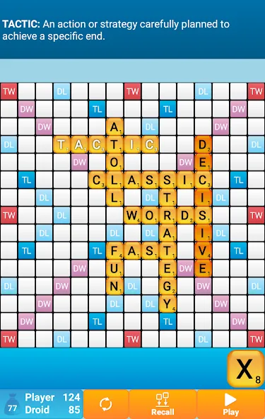Classic Words Solo [MOD: подсказки и безлимитные ходы] Screenshot 3