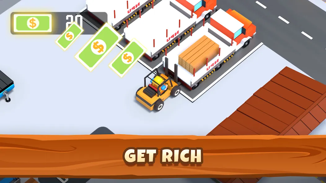 Idle Lumber - Bedrijfs Magnate [MOD: безлимитные деньги и ресурсы] Screenshot 4