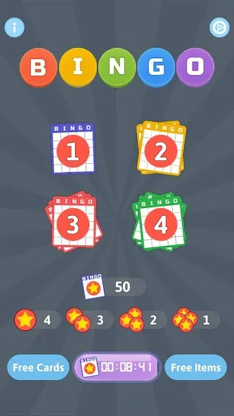 Bingo Mania - Light Bingo Game [MOD: безлимитные монеты и бонусы] Screenshot 2