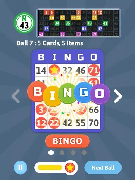 Bingo Mania - Light Bingo Game [MOD: безлимитные монеты и бонусы] Screenshot 5