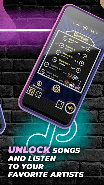 Guitar Hero Game: EDM Music [MOD: безлимитные деньги и все песни открыты] Screenshot 2