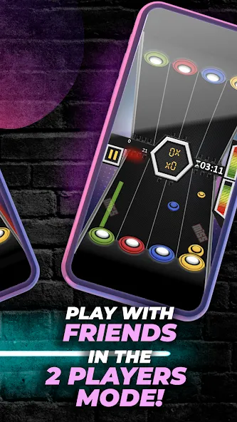 Guitar Hero Game: EDM Music [MOD: безлимитные деньги и все песни открыты] Screenshot 4