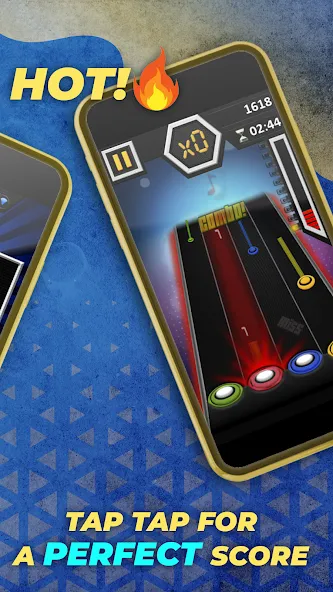 Guitar Hero Mobile: Music Game [MOD: безлимитные деньги и открыты все песни] Screenshot 3