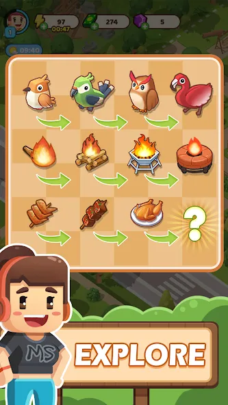 Campsite Craze: Puzzle Merge [MOD: безлимитные ресурсы и быстрый прогресс] Screenshot 3