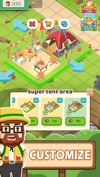 Campsite Craze: Puzzle Merge [MOD: безлимитные ресурсы и быстрый прогресс] Screenshot 5