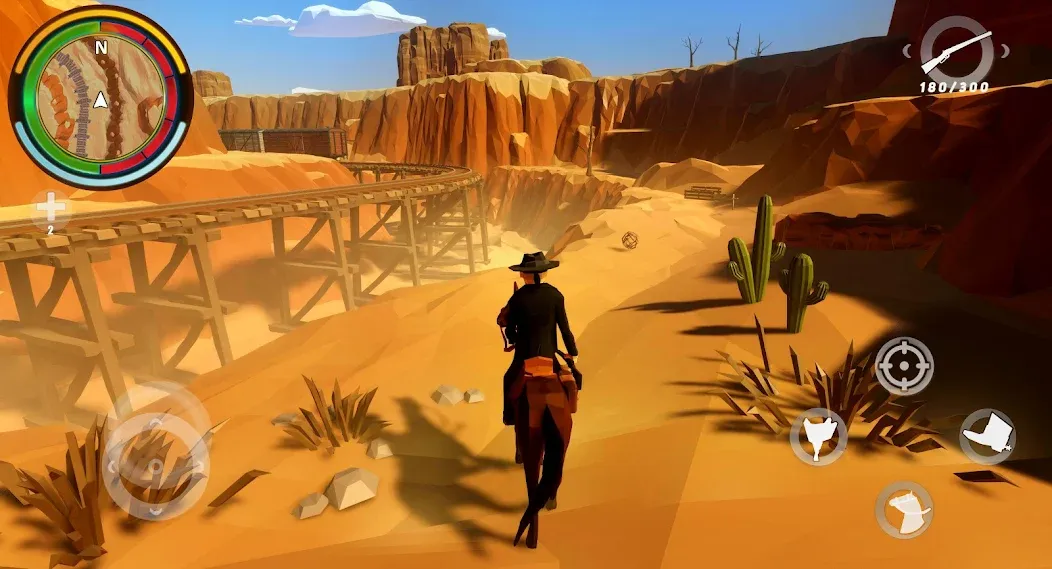 West Cowboy Western Polygon [MOD: безлимитные деньги и все персонажи] Screenshot 1