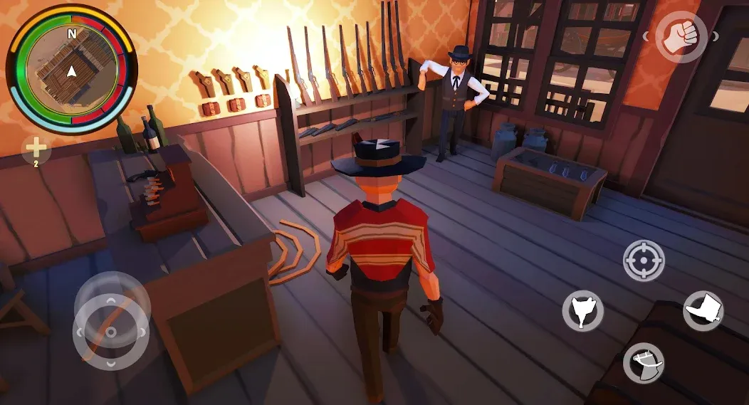 West Cowboy Western Polygon [MOD: безлимитные деньги и все персонажи] Screenshot 3