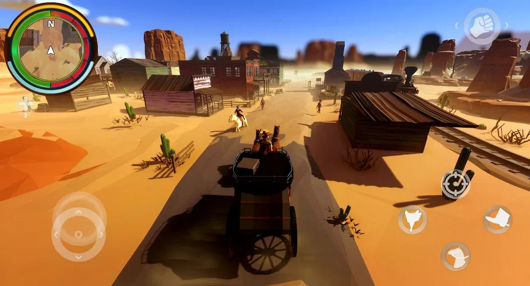 West Cowboy Western Polygon [MOD: безлимитные деньги и все персонажи] Screenshot 4