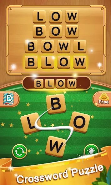 Word Legend Puzzle Addictive [MOD: безлимитные подсказки и открыты уровни] Screenshot 1