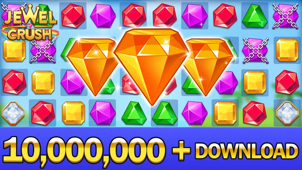 Jewel Crush™ - Match 3 Legend [MOD: безлимитные жизни и бустеры] Screenshot 5