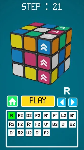 Magic Cube Solver [MOD: подсказки доступны без ограничений] Screenshot 3