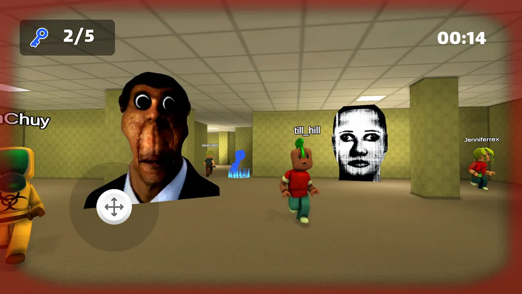 Nextbots: Obunga Chase Rooms [MOD: безлимитные жизни и открыты все комнаты] Screenshot 3