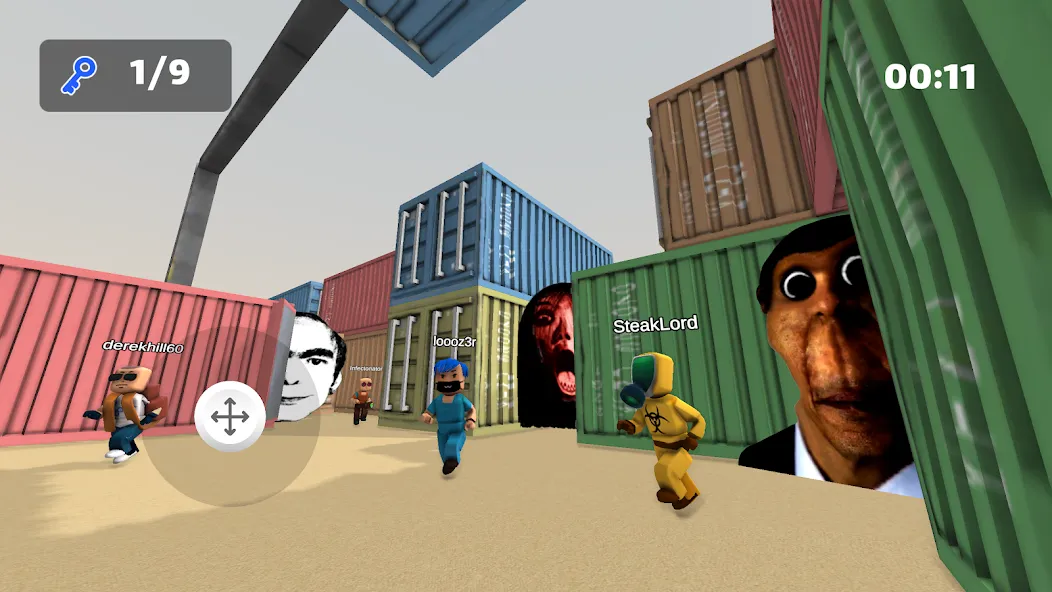 Nextbots: Obunga Chase Rooms [MOD: безлимитные жизни и открыты все комнаты] Screenshot 5