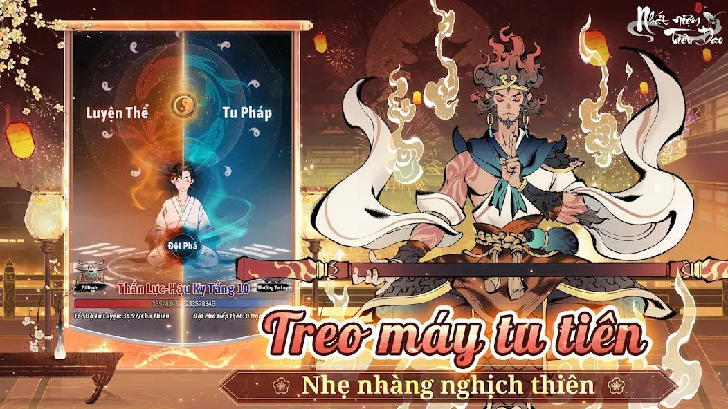 Nhất Niệm Tiêu Dao - Gzone [MOD: безлимитная энергия и быстрый прогресс] Screenshot 3