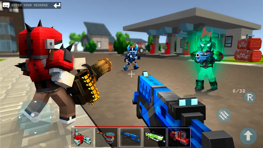 Mad GunS online shooting games [MOD: безлимитные деньги и оружие] Screenshot 2