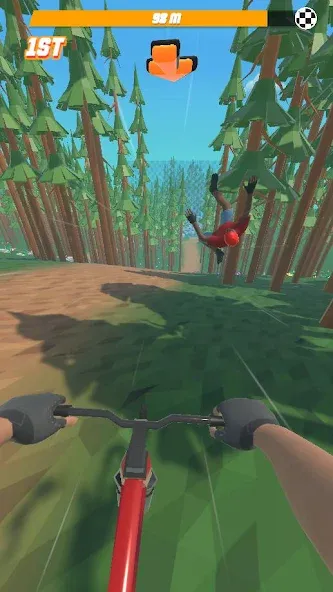Bike Hill 3D [MOD: безлимитные деньги и все трассы открыты] Screenshot 2