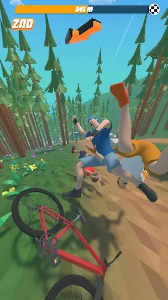 Bike Hill 3D [MOD: безлимитные деньги и все трассы открыты] Screenshot 3