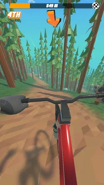 Bike Hill 3D [MOD: безлимитные деньги и все трассы открыты] Screenshot 4