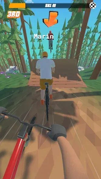 Bike Hill 3D [MOD: безлимитные деньги и все трассы открыты] Screenshot 5