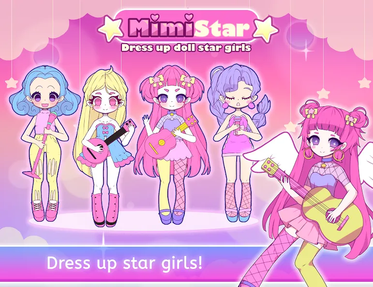 Mimistar dress up chibi doll [MOD: безлимитные монеты и все наряды] Screenshot 1