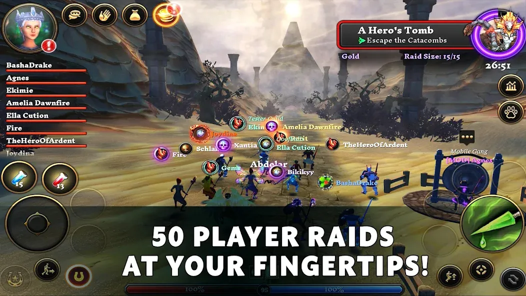 Villagers &amp; Heroes - MMO RPG [MOD: безлимитные ресурсы и открыты все уровни] Screenshot 3