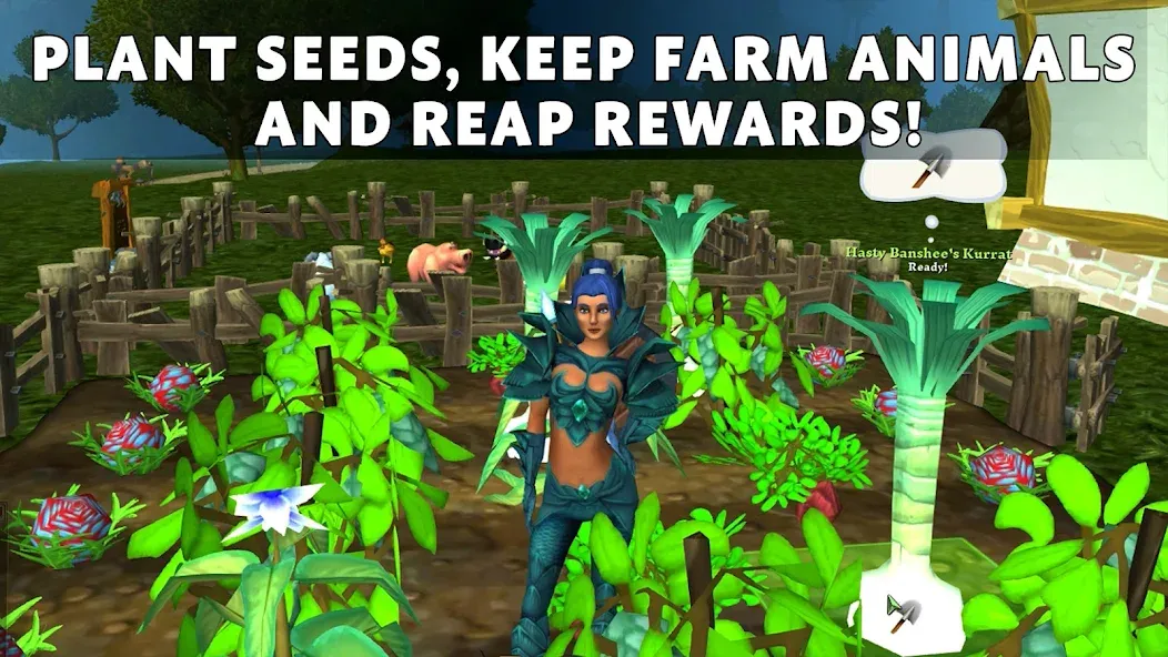 Villagers &amp; Heroes - MMO RPG [MOD: безлимитные ресурсы и открыты все уровни] Screenshot 4