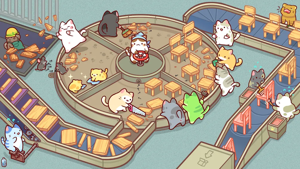 Kitty Cat Tycoon [MOD: безлимитные деньги и ресурсы] Screenshot 3