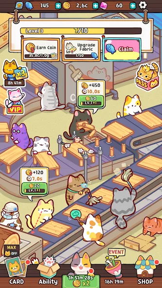 Kitty Cat Tycoon [MOD: безлимитные деньги и ресурсы] Screenshot 5
