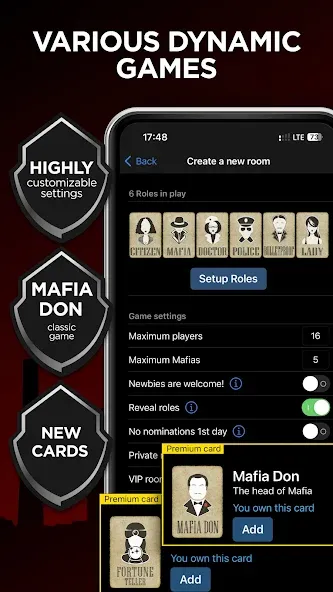 Mafia Online With Video Chat [MOD: безлимитные монеты и видеочат] Screenshot 4