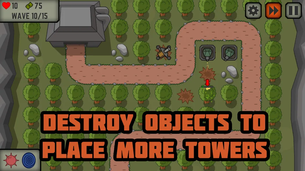 Tactical War: Tower Defense [MOD: безлимитные деньги и мощные войска] Screenshot 4