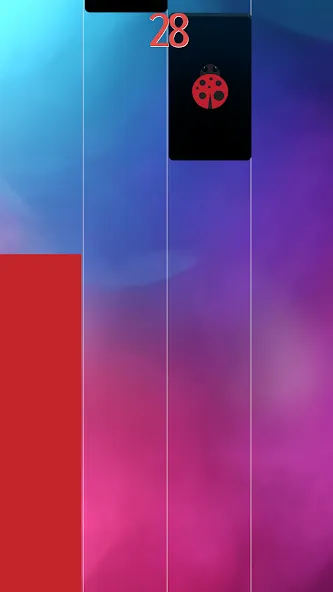 Piano Noir Ladybug Tiles 2 [MOD: безлимитные монеты и все песни] Screenshot 4