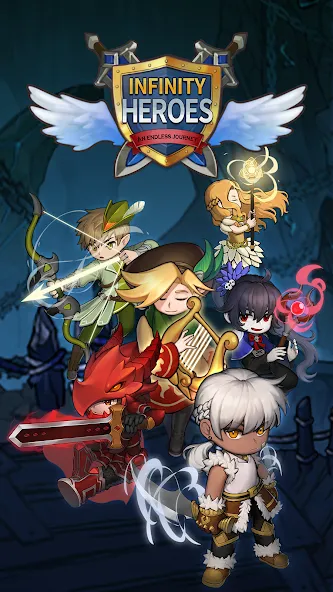 Infinity Heroes : Idle RPG [MOD: безлимитные ресурсы и герои] Screenshot 1