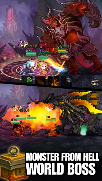 Infinity Heroes : Idle RPG [MOD: безлимитные ресурсы и герои] Screenshot 3