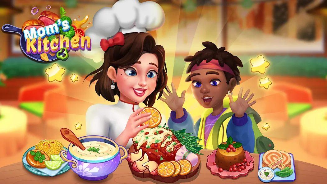 Mom's Kitchen : Cooking Games [MOD: безлимитные деньги и открыты все уровни] Screenshot 1