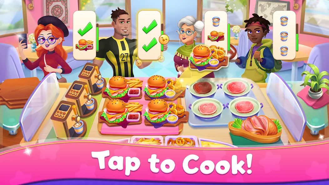 Mom's Kitchen : Cooking Games [MOD: безлимитные деньги и открыты все уровни] Screenshot 3