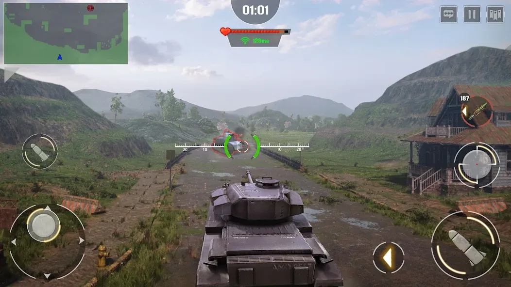 Furious Tank: War of Worlds [MOD: безлимитные деньги и боеприпасы] Screenshot 3