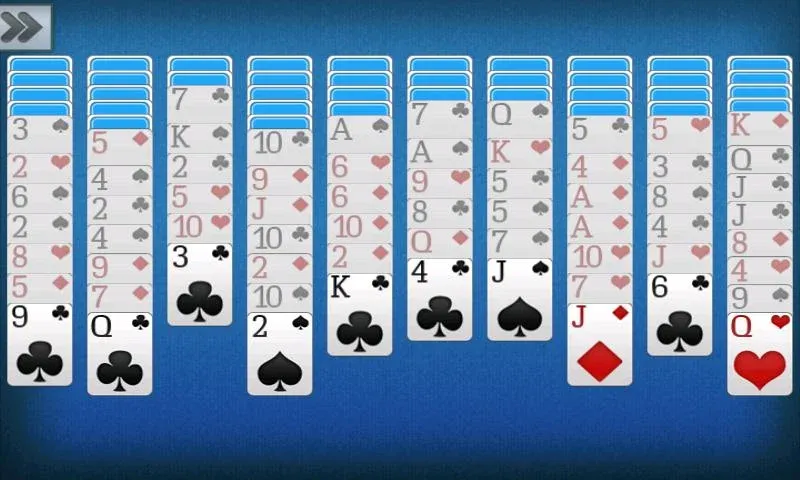 Spider Solitaire [MOD: без рекламы и бесконечные подсказки] Screenshot 1