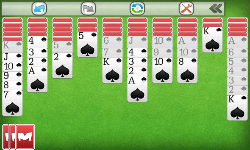 Spider Solitaire [MOD: без рекламы и бесконечные подсказки] Screenshot 3