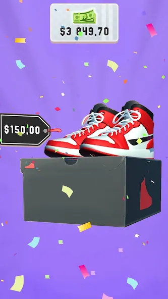 Sneaker Art! - Coloring Games [MOD: открыты все кроссовки и уровни] Screenshot 5
