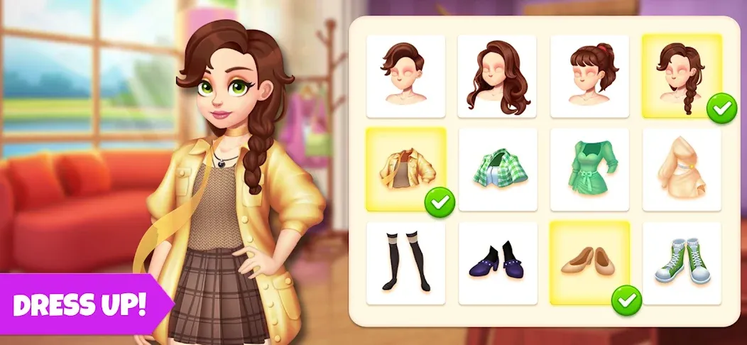 Makeover Blast: Dressup Salon [MOD: безлимитные деньги и алмазы] Screenshot 3