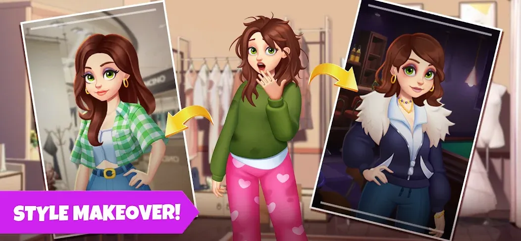 Makeover Blast: Dressup Salon [MOD: безлимитные деньги и алмазы] Screenshot 4