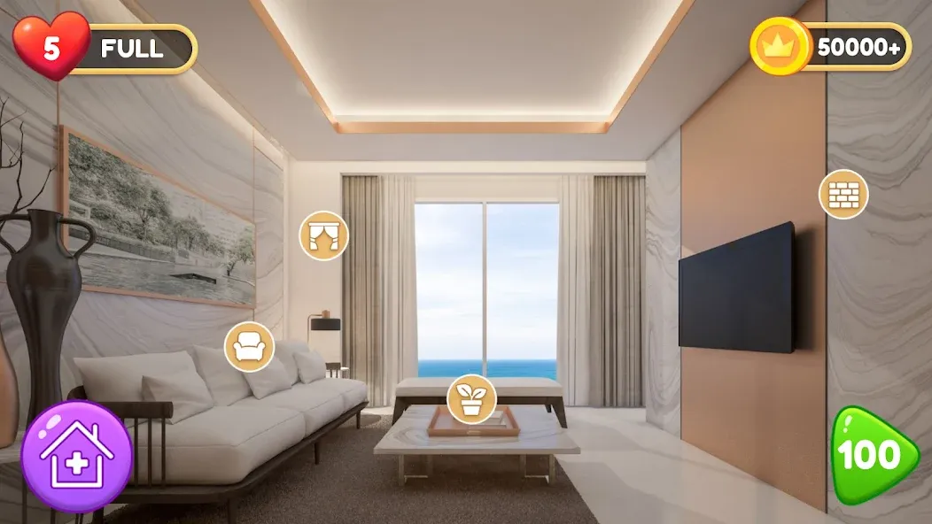 Home Renovation Games 2023 [MOD: безлимитные деньги и все уровни] Screenshot 3
