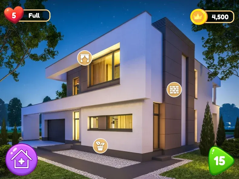 Home Renovation Games 2023 [MOD: безлимитные деньги и все уровни] Screenshot 4