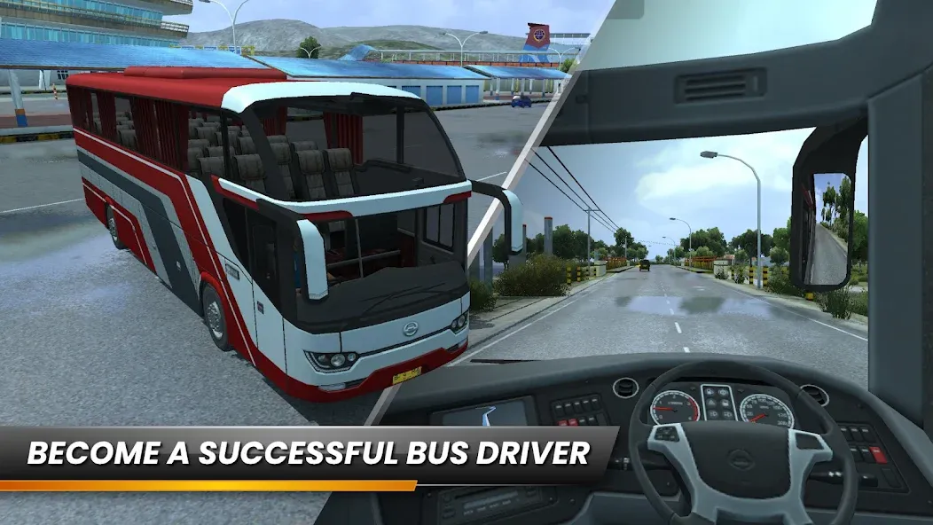 Bus Simulator Indonesia [MOD: безлимитные деньги и топливо] Screenshot 1