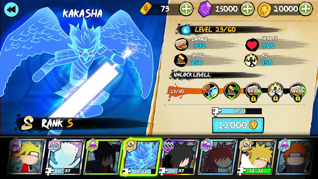 Stick Ninja Fight [MOD: безлимитные деньги и энергия] Screenshot 4
