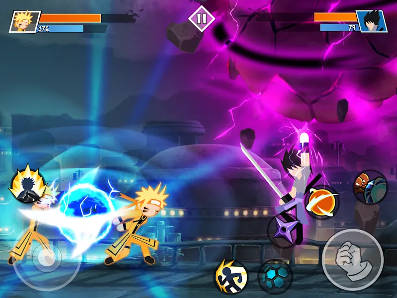 Stick Ninja Fight [MOD: безлимитные деньги и энергия] Screenshot 5