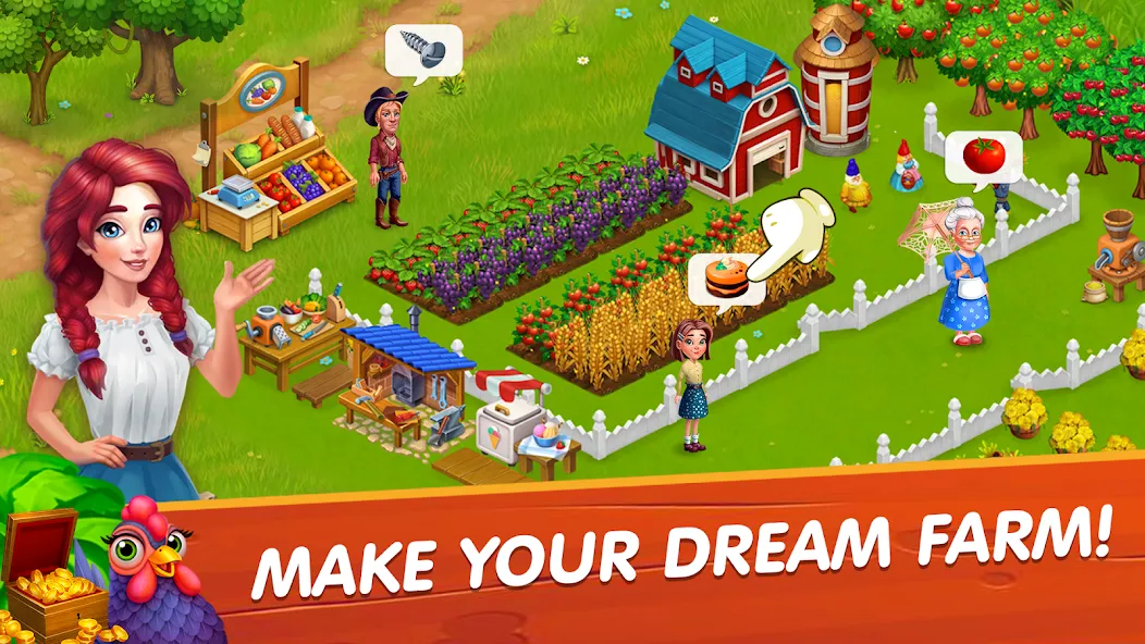 Farm Bay [MOD: безлимитные монеты и ресурсы] Screenshot 3