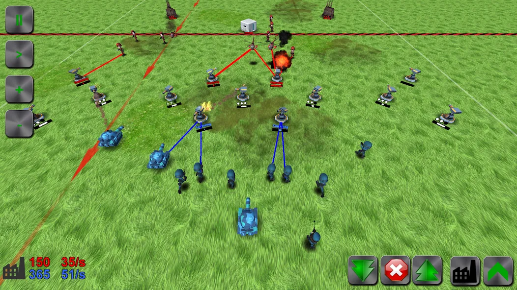 WAR! Showdown [MOD: безлимитные ресурсы и быстрая прокачка] Screenshot 1